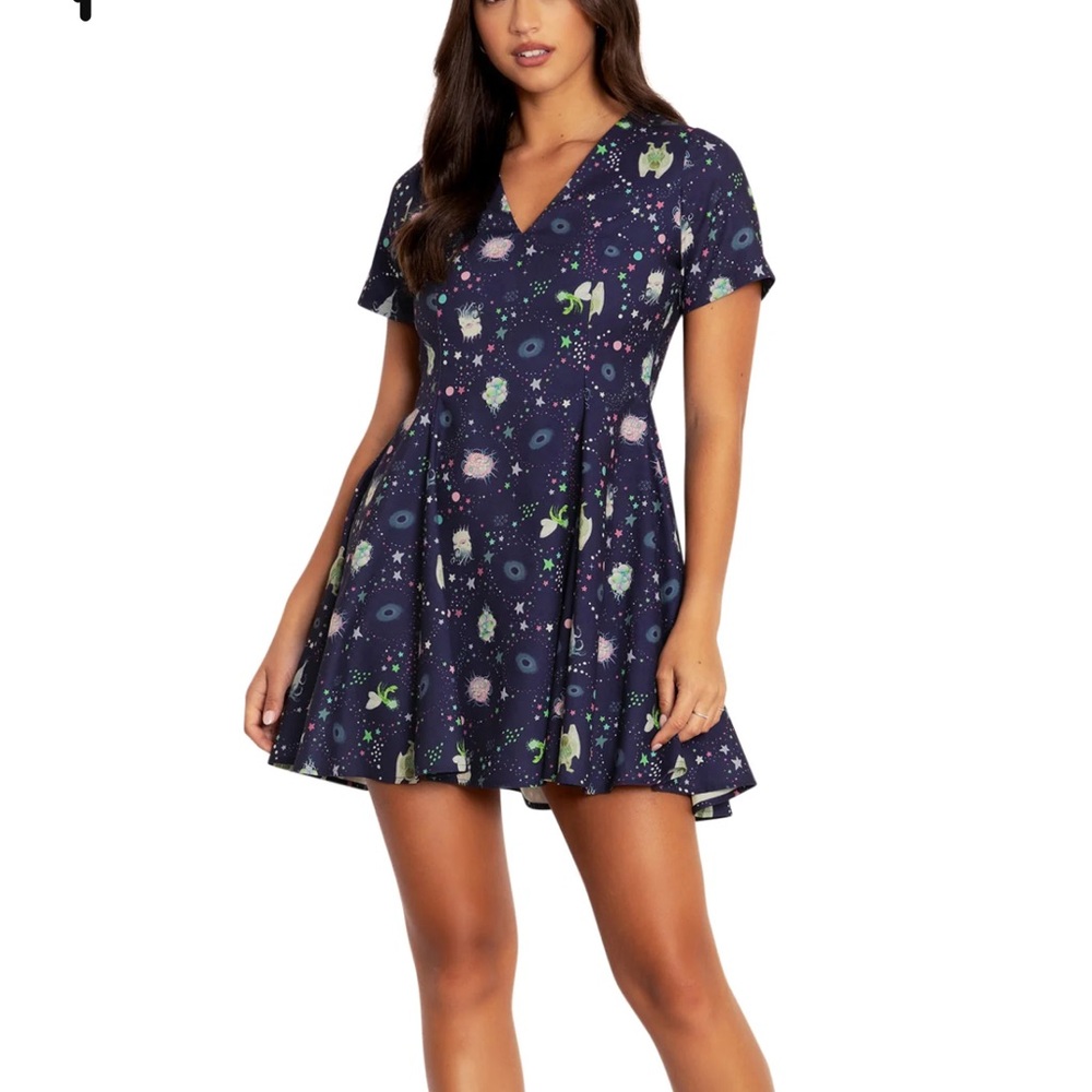 NWT Blackmilk Cosmic Monsters Cthulhu Mini Dress
